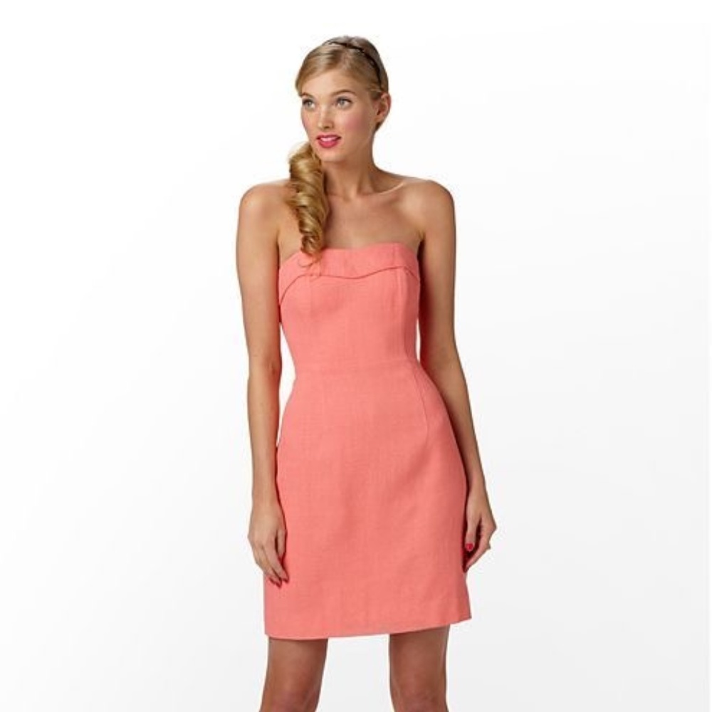 Lilly Pulitzer Pink Strapless Dress